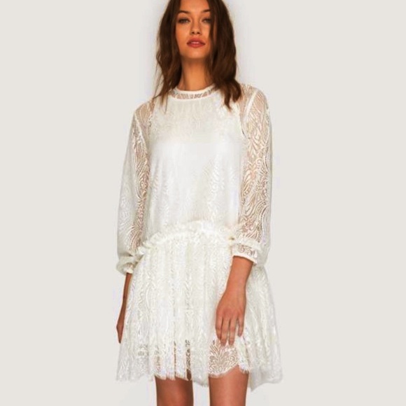 Johnny Was Dresses & Skirts - Johnny Was Rai Lace Dress Cream White Medium